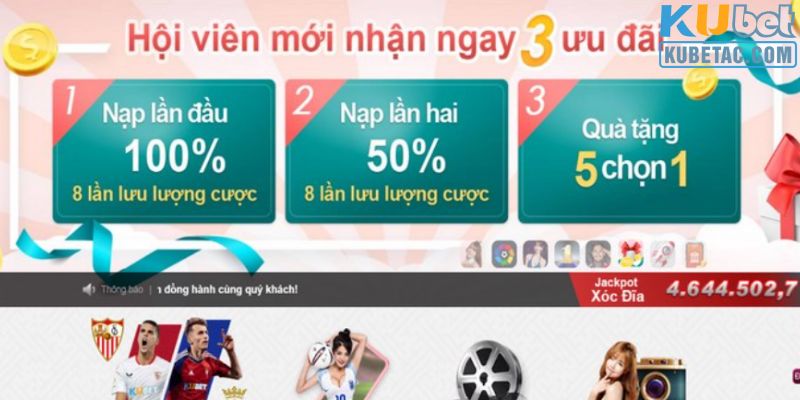 Khuyến mãi Kubet chào mừng hội viên mới hấp dẫn 